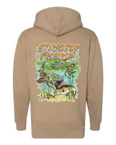 Fish Frenzy Heavyweight Hoodie – Strictly Fishing