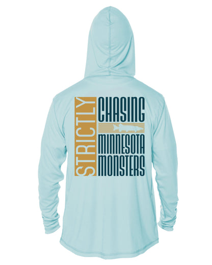 Chasing Minnesota Monsters Performance Long Sleeve Hoodie